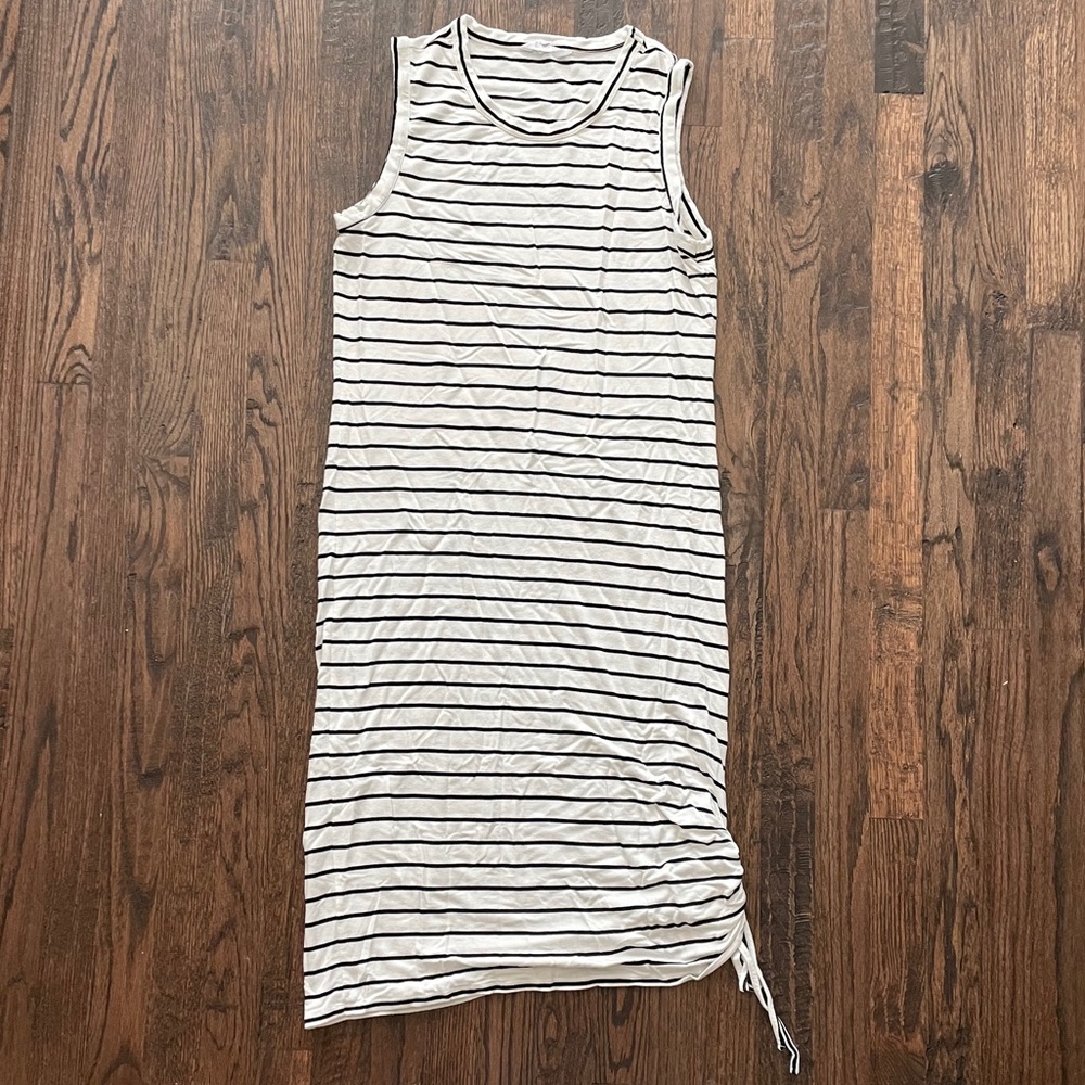 BB Dakota What's the Ruche Dress XL Blk/White